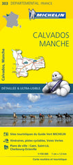 France Calvados & Manche Michelin Map 303