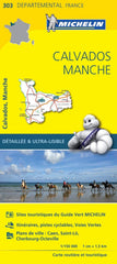 France Calvados & Manche Michelin Map 303