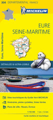 France Eure & Seine Maritime Michelin Map 304