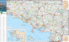 France Finistere, Morbihan Michelin Map 308