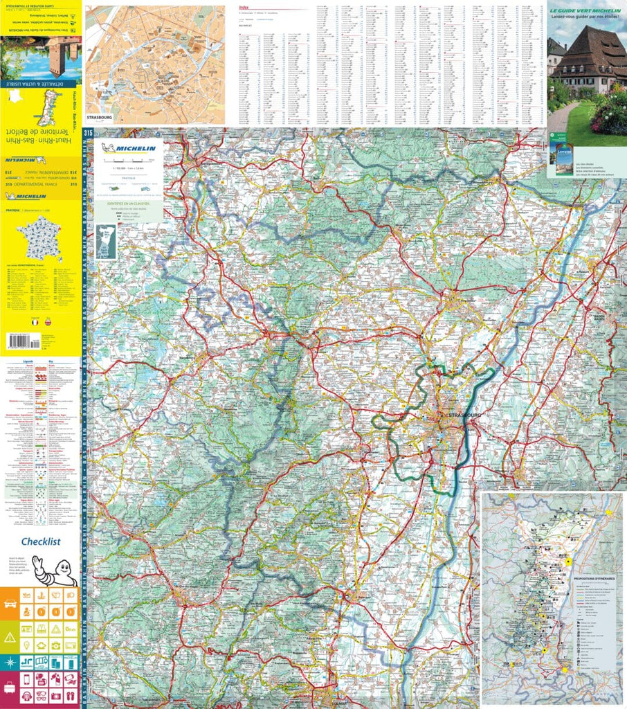 Communes Bas Rhin France Bas-Rhin, Haut-Rhin – Michelin | Mapworld