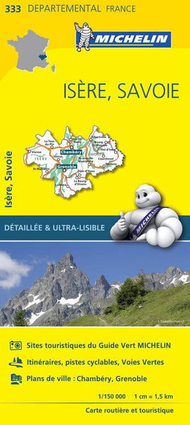 France Isere / Savoie Michelin Map 333