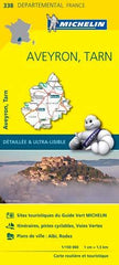 France Aveyron / Tarn Michelin Map 338