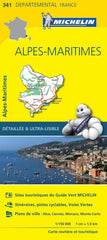 France Alpes-Maritimes Michelin Map 341