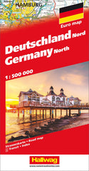 Germany North Hallwag Map