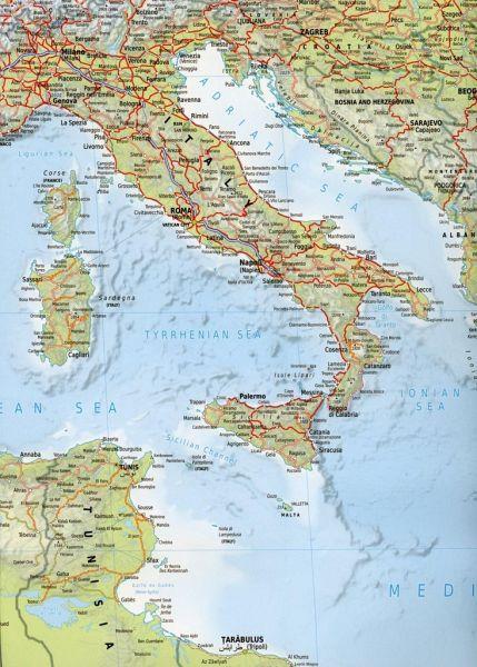 Railmap of Europe Kummerley & Frey | Mapworld