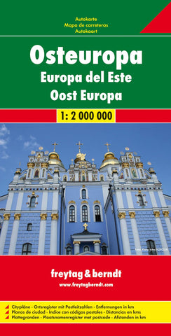 Eastern Europe Freytag & Berndt Folded Map