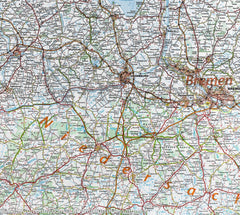 Germany North West Michelin Map 541