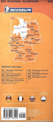 Germany North West Michelin Map 541
