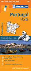 Portugal North Michelin Map 591