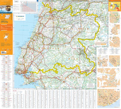 Portugal Central Michelin Map 592