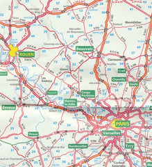 France Michelin Route Plannning Map 726