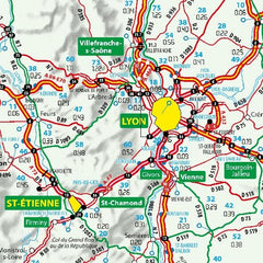 France Michelin Route Plannning Map 726