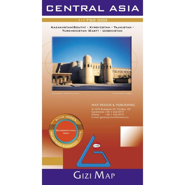 Central Asia Gizi Maps Folded