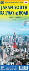 Japan South Railway & Road ITMB Map – ITM | Mapworld