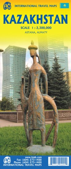 Kazakhstan ITMB Map — ITMB folded travel map