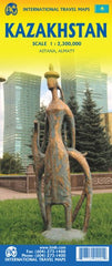 Kazakhstan ITMB Map — ITMB folded travel map