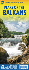 Peaks of the Balkans ITMB Map — ITMB folded travel map