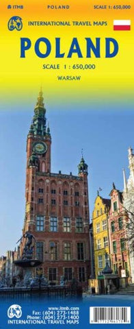 Poland ITMB Map — ITMB folded travel map