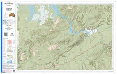 Auvergne D5215 AUSTopo 1:250,000 Map | Mapworld