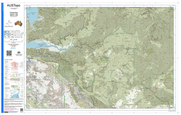 Charnley SE51-04 AUSTopo 1:250,000 Map