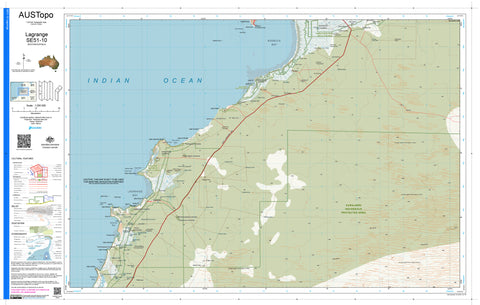 Broome SE51-06 AUSTopo 1:250,000 Map