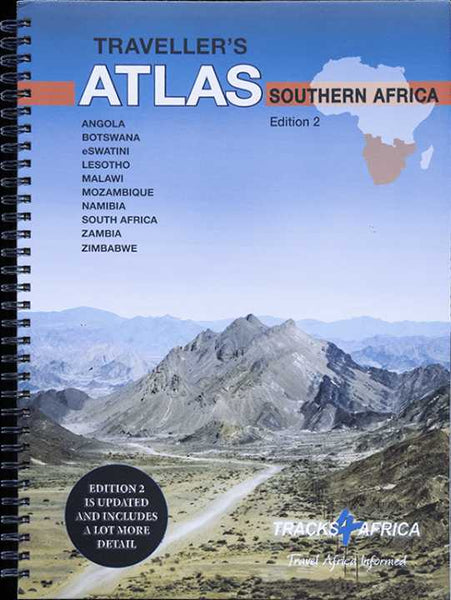 Africa Southern Travellers Atlas – Traks4Africa | Mapworld