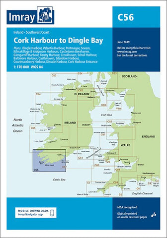 Cork Harbour to Dingle Bay Imray Chart