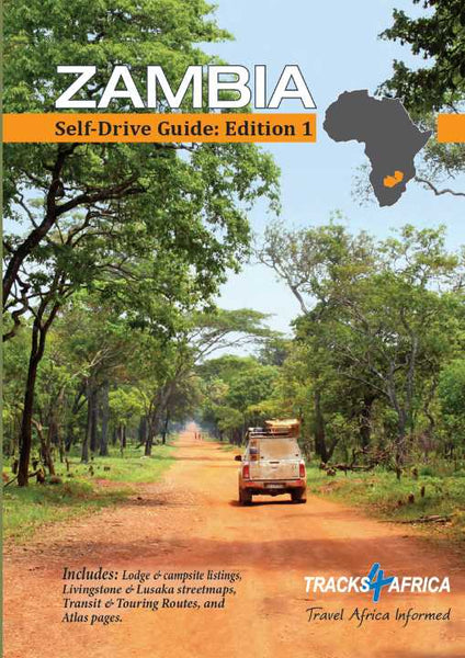 Zambia Self-Drive Guide - Traks4Africa — map
