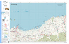 Roebourne SF50-03 AUSTopo 1:250,000 Map