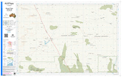 Mount Theo F5208 AUSTopo 1:250,000 Map — AUSTopo 1:250,000 topographic map