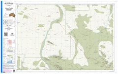 Mount Peake F5305 AUSTopo 1:250,000 Map — AUSTopo 1:250,000 topographic map