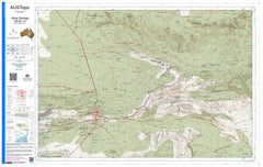 Alice Springs F5314 AUSTopo 1:250,000 Map — AUSTopo 1:250,000 topographic map