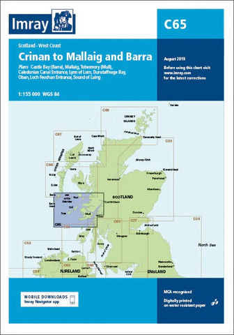 Crinan to Mallaig and Barra Imray Chart