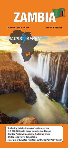 Zambia - Traks4Africa Map