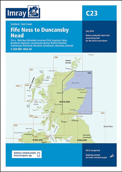 Fife Mess to Duncansby Head Chart – Imray | Mapworld