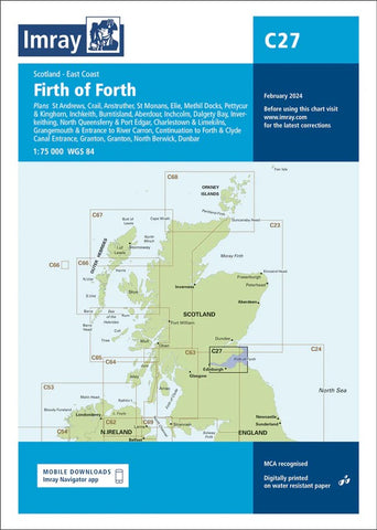 Firth of Forth Chart – Imray | Mapworld