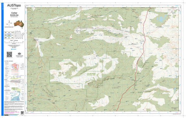 Collier SG50-04 AUSTopo 1:250,000 Map