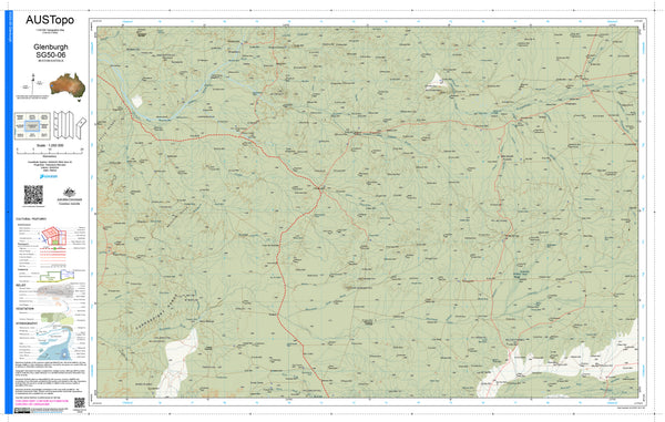 Glenburgh SG50-06 AUSTopo 1:250,000 Map
