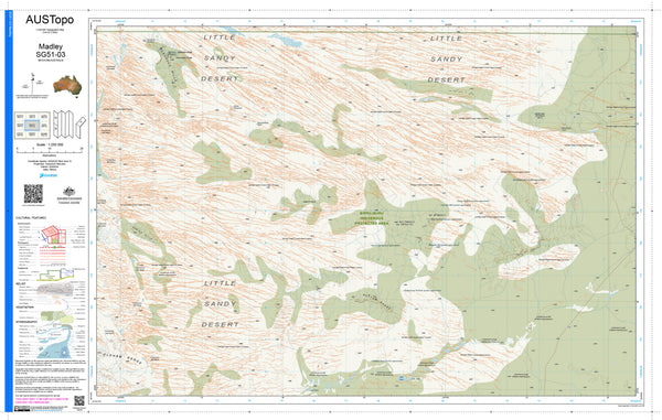 Madley SG51-03 AUSTopo 1:250,000 Map