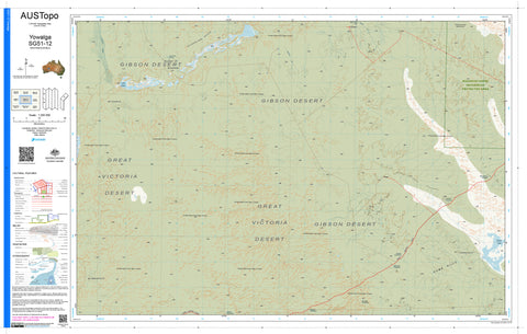 Yowalga SG51-12 AUSTopo 1:250,000 Map