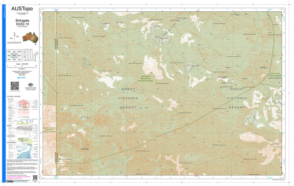 Birksgate G5215 AUSTopo 1:250,000 Map | Mapworld