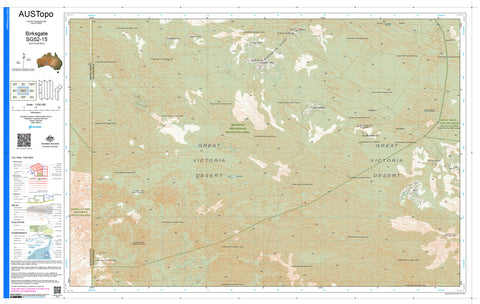 Birksgate G5215 AUSTopo 1:250,000 Map | Mapworld