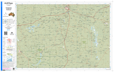 Kirkalocka SH50-03 AUSTopo 1:250,000 Map