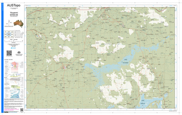 Youanmi SH50-04 AUSTopo 1:250,000 Map