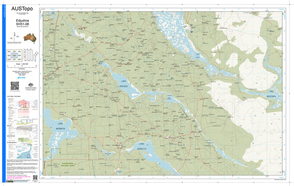 Edjudina SH51-06 AUSTopo 1:250,000 Map