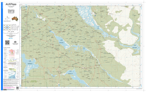 Edjudina SH51-06 AUSTopo 1:250,000 Map