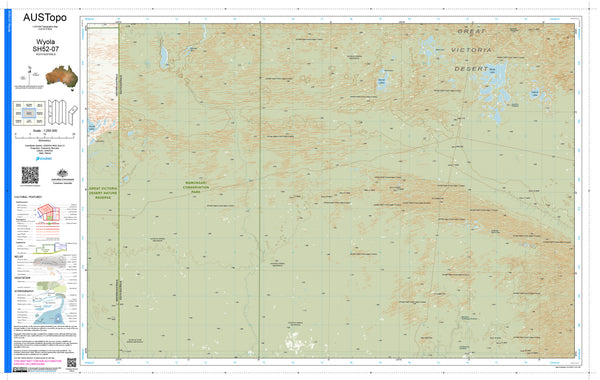 Wyola H5207 AUSTopo 1:250,000 Map | Mapworld