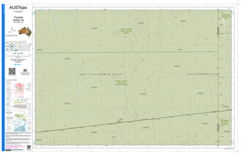 Forrest H5210 AUSTopo 1:250,000 Map | Mapworld