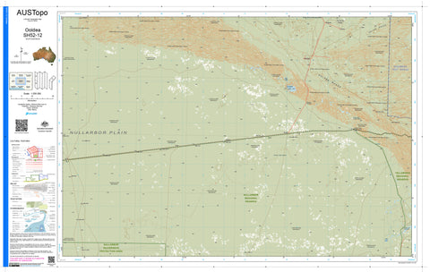 Ooldea H5212 AUSTopo 1:250,000 Map